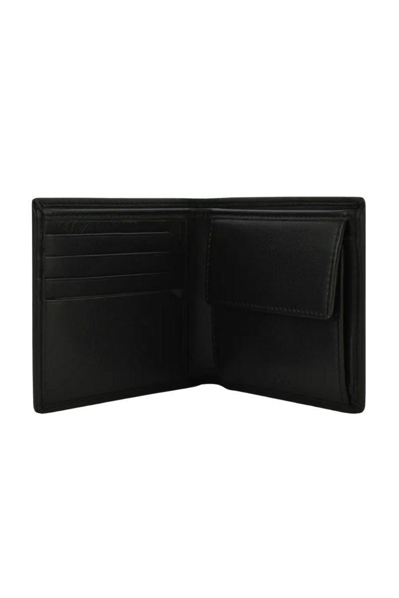 Hugo Boss Stack Logo Card &amp; Coin Wallet