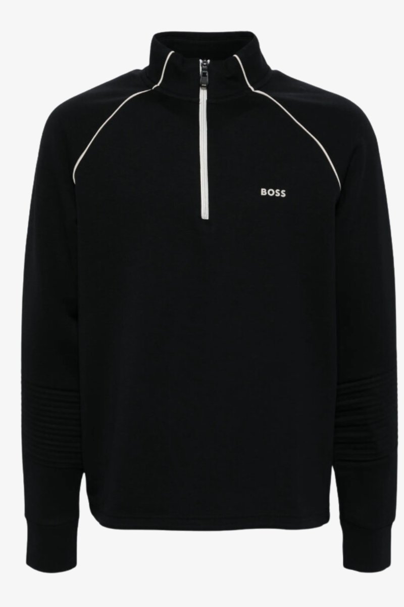 Hugo Boss Sweat 1/4 Zip Black