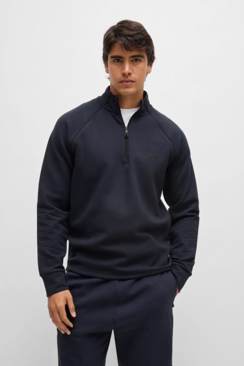 Hugo Boss Sweat 1/4 Zip Navy