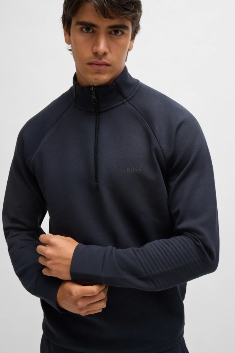 Hugo Boss Sweat 1/4 Zip Navy