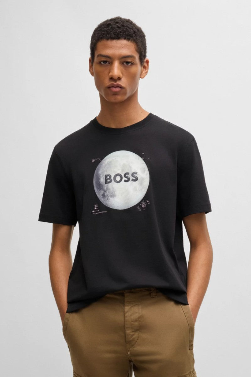 Hugo Boss Te Moon T-Shirt Black