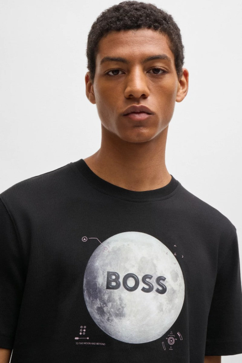 Hugo Boss Te Moon T-Shirt Black