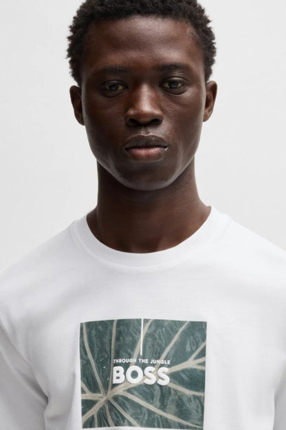 Hugo Boss Te_Injungle T-Shirt White