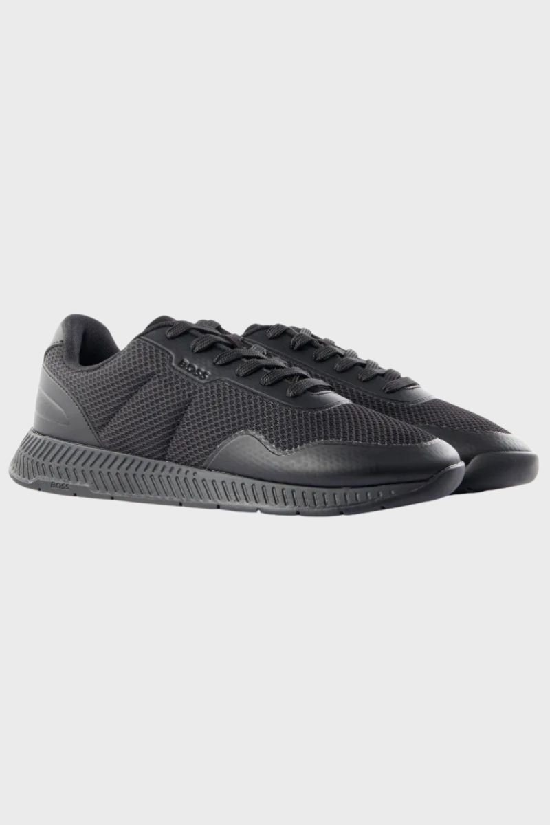 Hugo Boss Titanium Runners Meth Black