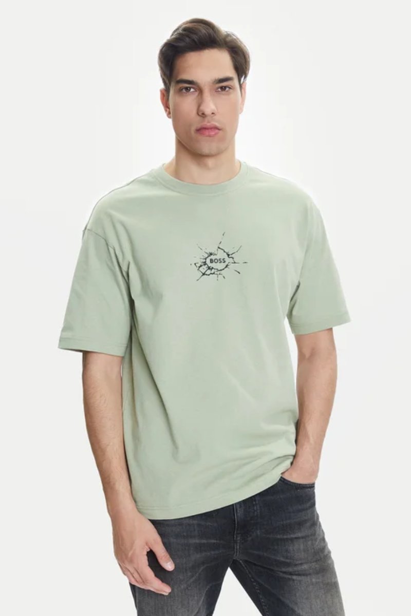 Hugo Boss Te_Voyage T-Shirt Open Green