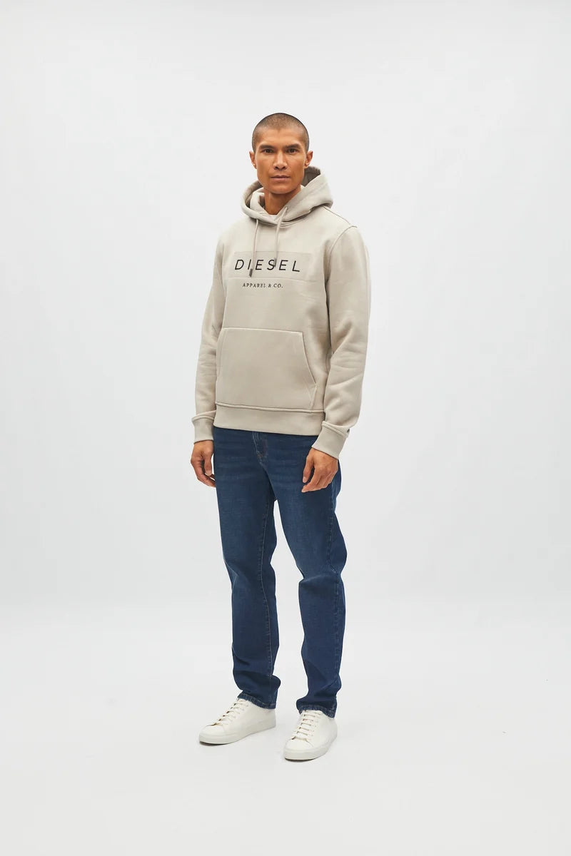 Diesel H26602MO Jameson Organic Cotton Hoodie Sandshore