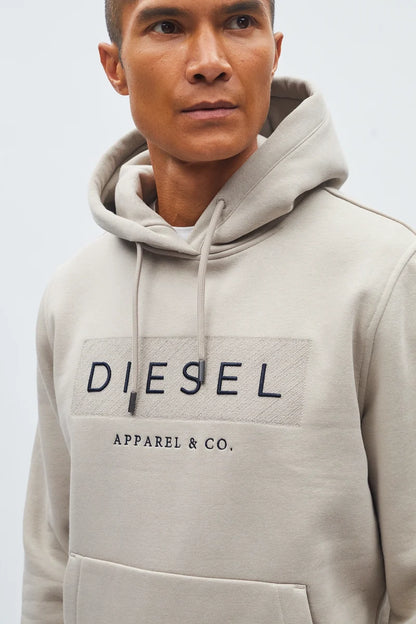 Diesel H26602MO Jameson Organic Cotton Hoodie Sandshore
