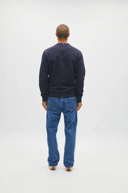 Diesel E26604MO Jan Regular Fit Organic Cotton Sweatshirt Metro Navy