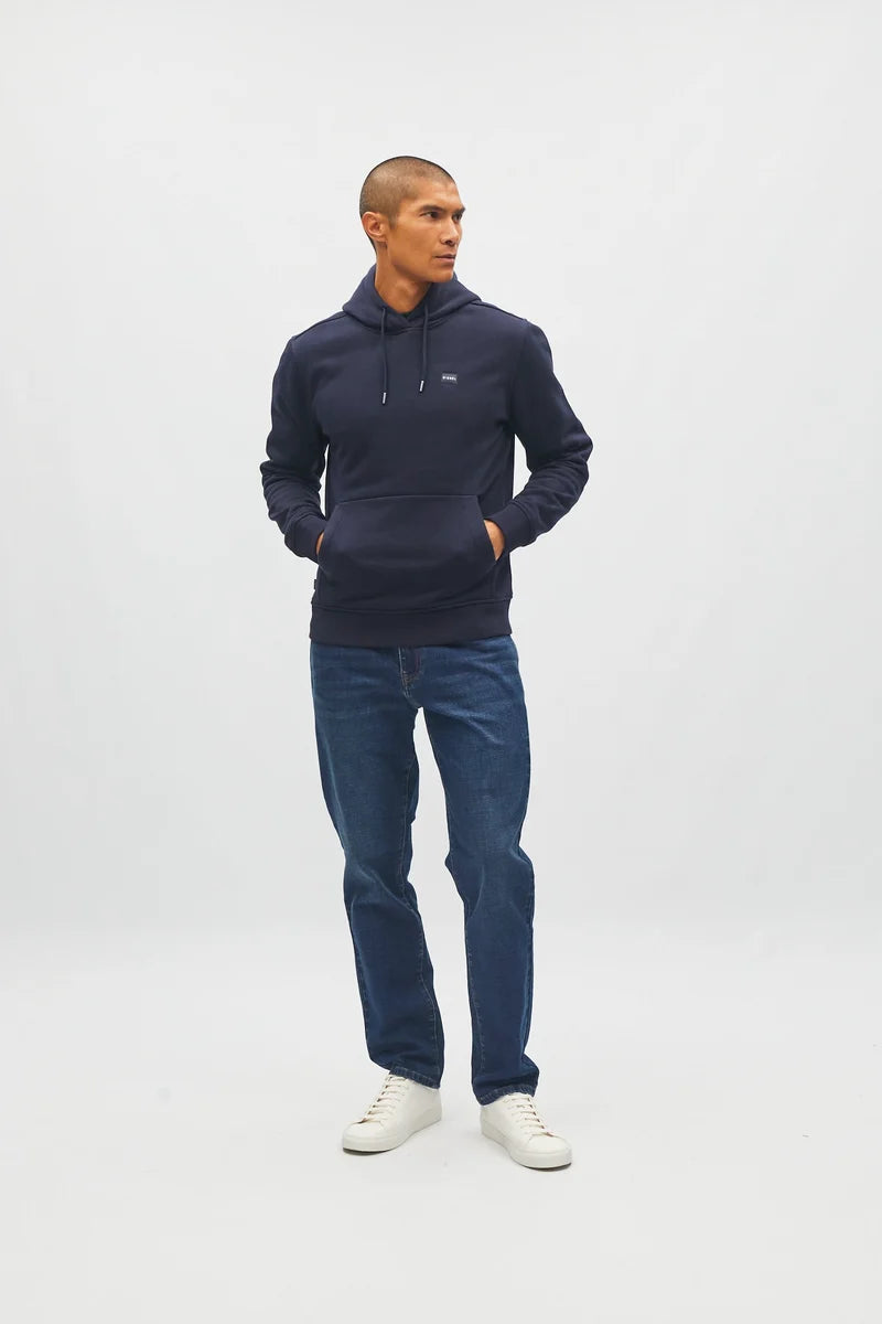 Diesel H26610MO Julian Regular Fit Organic Cotton Hoodie Metro Navy