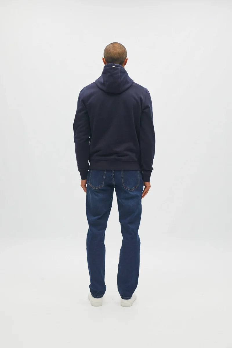 Diesel H26610MO Julian Regular Fit Organic Cotton Hoodie Metro Navy