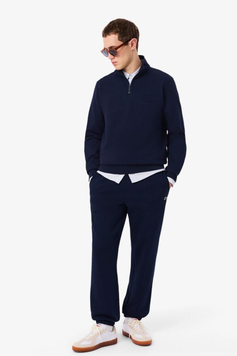 Lacoste 0784 1/4 Zip Sweatshirt Navy