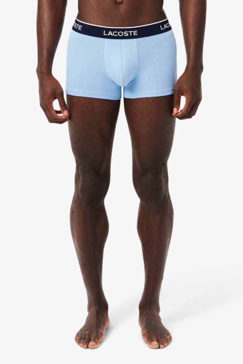 Lacoste 1300 3PK Boxers Blue Grey