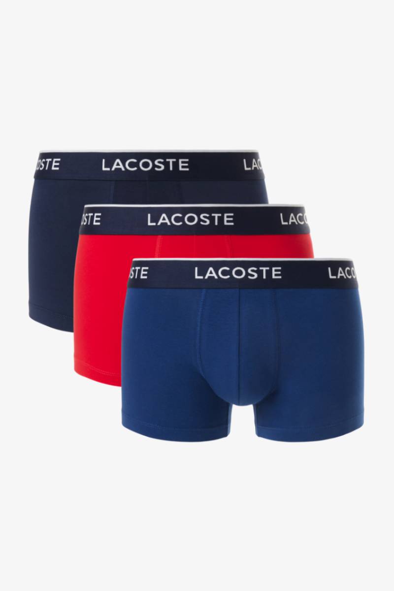 Lacoste 1300 3PK Boxers Navy Red