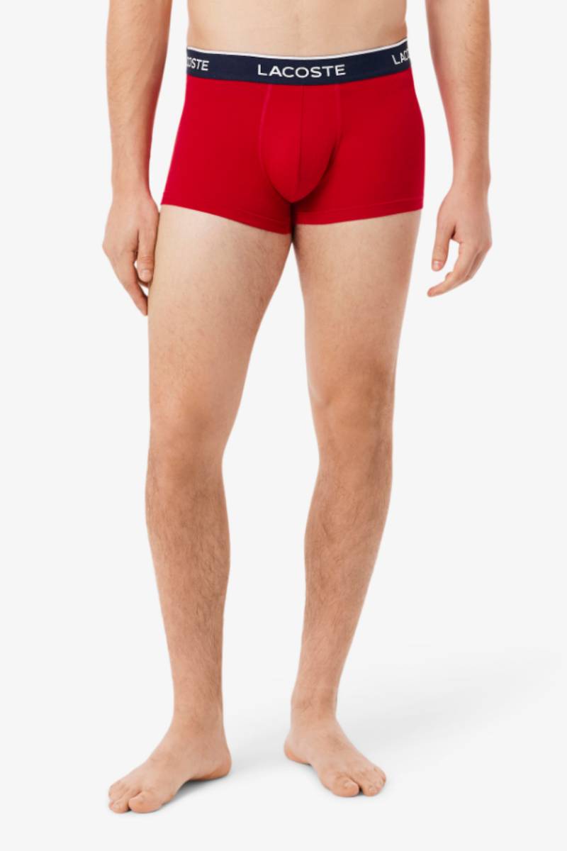 Lacoste 1300 3PK Boxers Navy Red