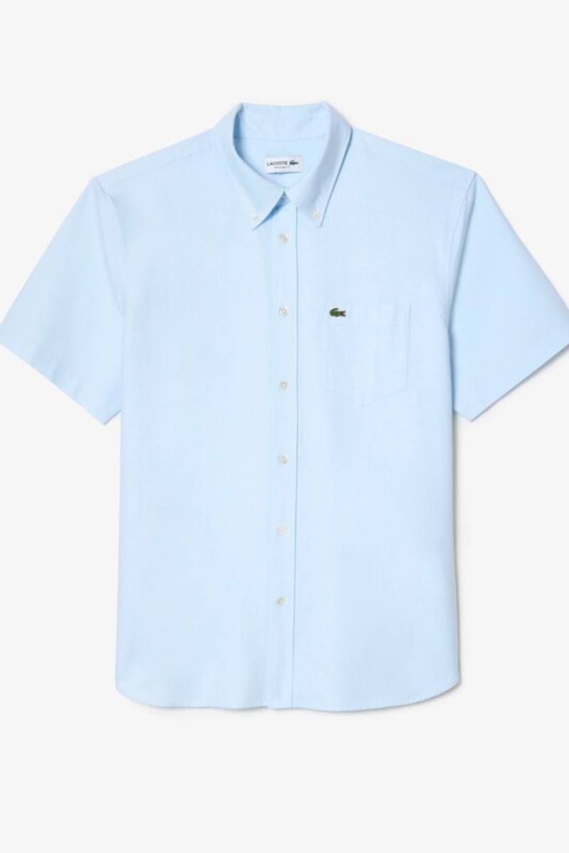 Lacoste 1917 Short Sleeve Shirt Blue