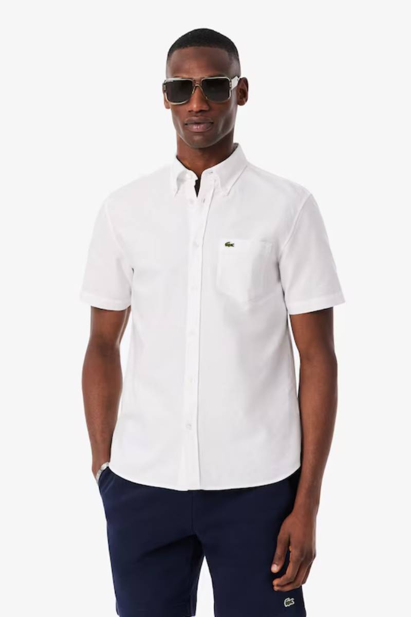 Lacoste 1917 Short Sleeve Shirt White