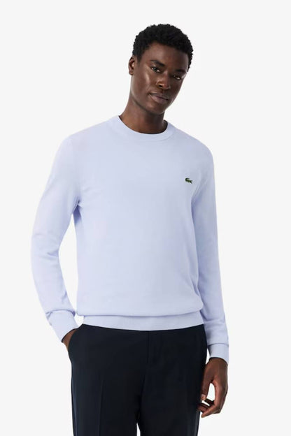 Lacoste 1985 Crew Knit Pale Blue