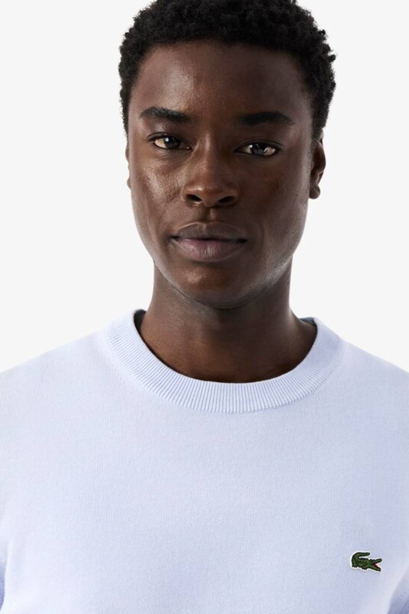 Lacoste 1985 Crew Knit Pale Blue