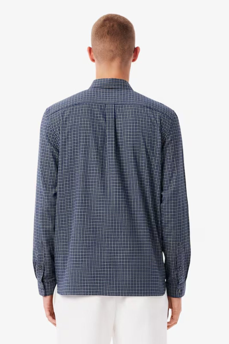 Lacoste 5093 Check Shirt Navy