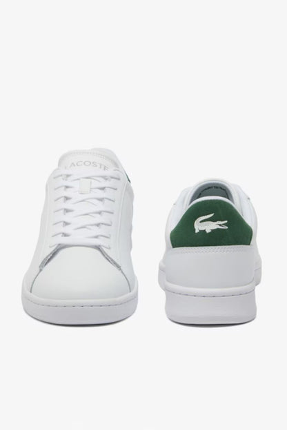 Lacoste Carnaby Set Leather Trainers White and Green