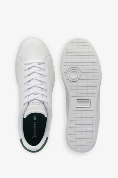Lacoste Carnaby Set Leather Trainers White and Green