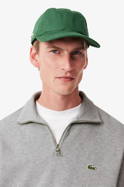 Lacoste SH1927 1/4 Zip Sweatshirt Silver