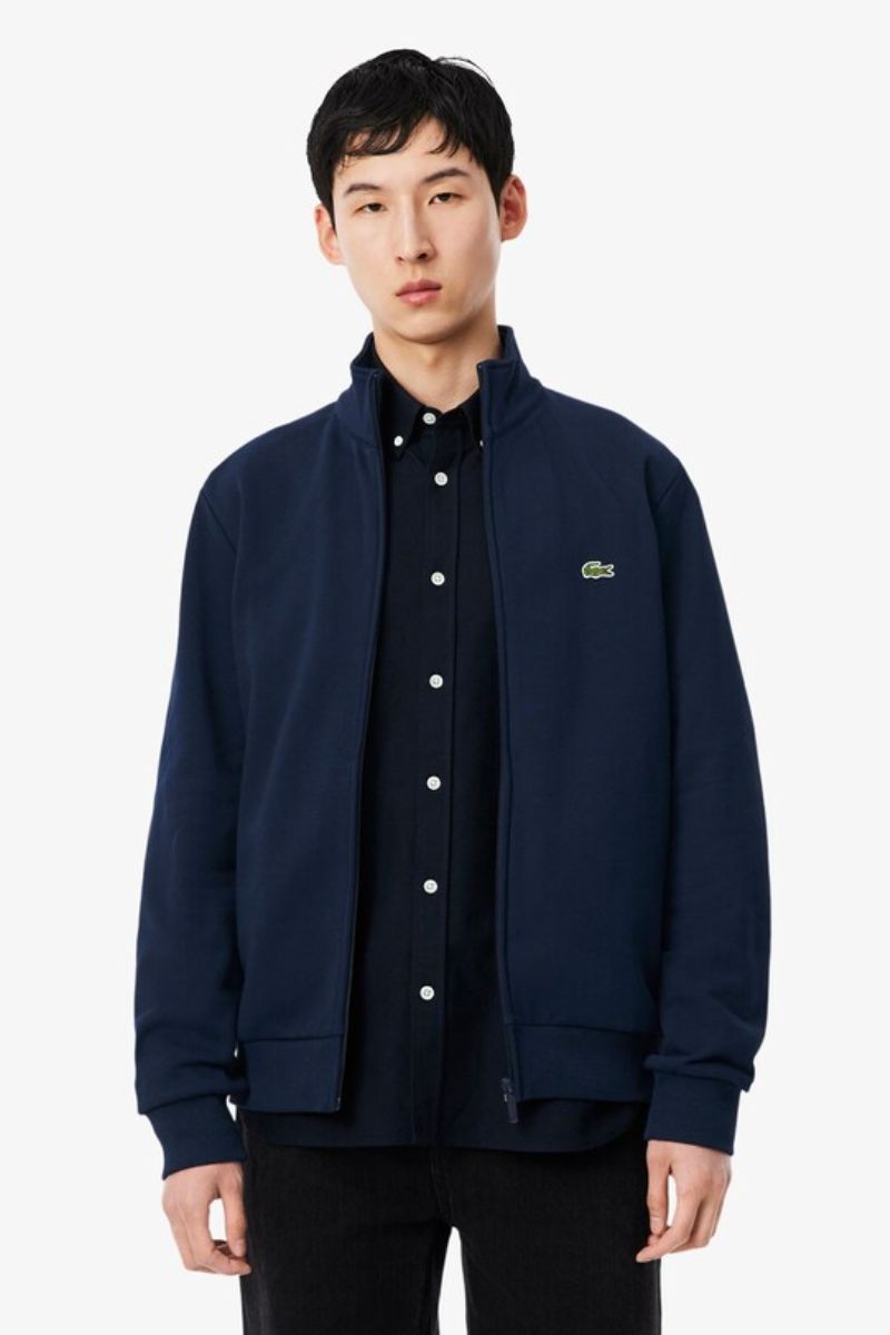 Lacoste SH8870 Fullzip Navy Sweatshirt