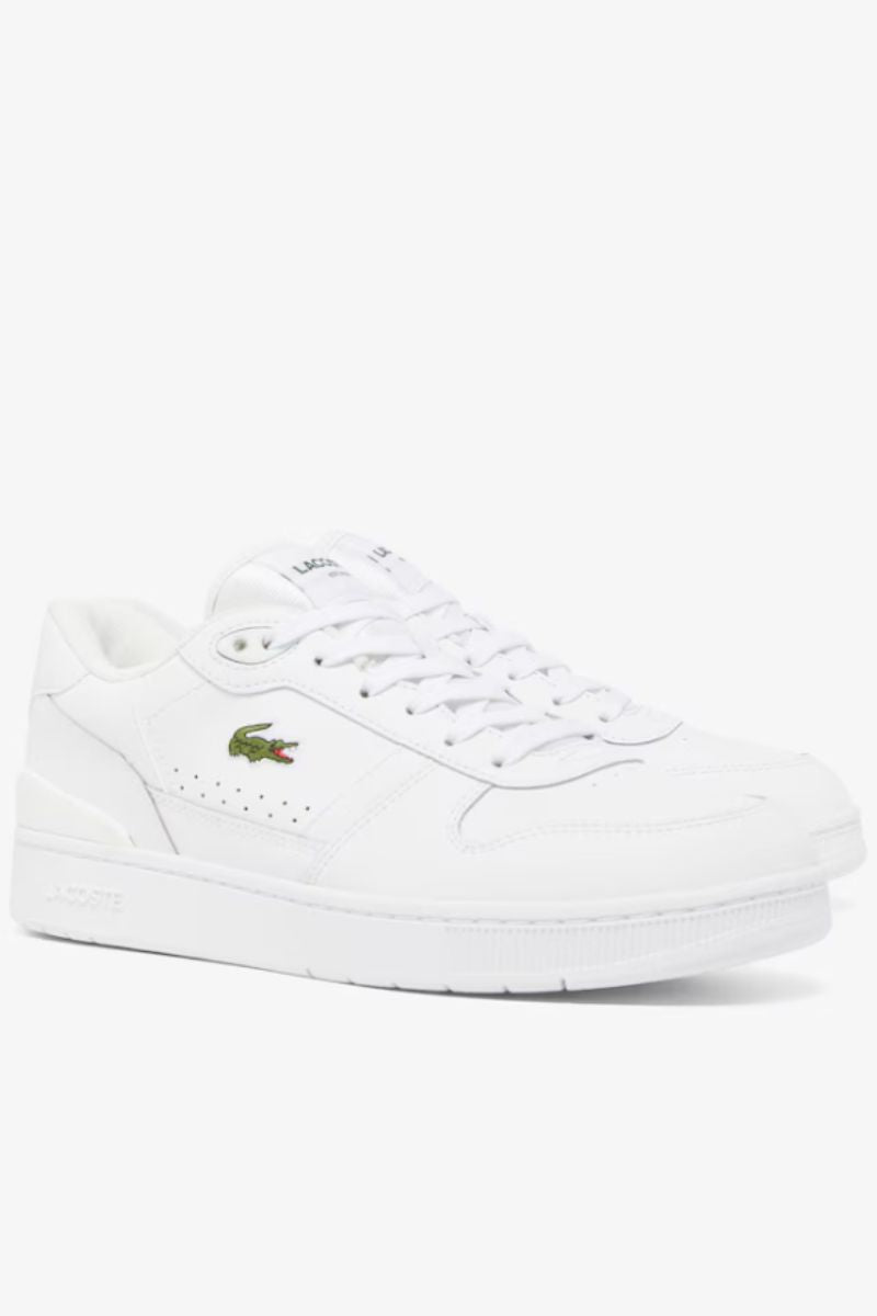 Lacoste T-Clip Set Leather Trainers White