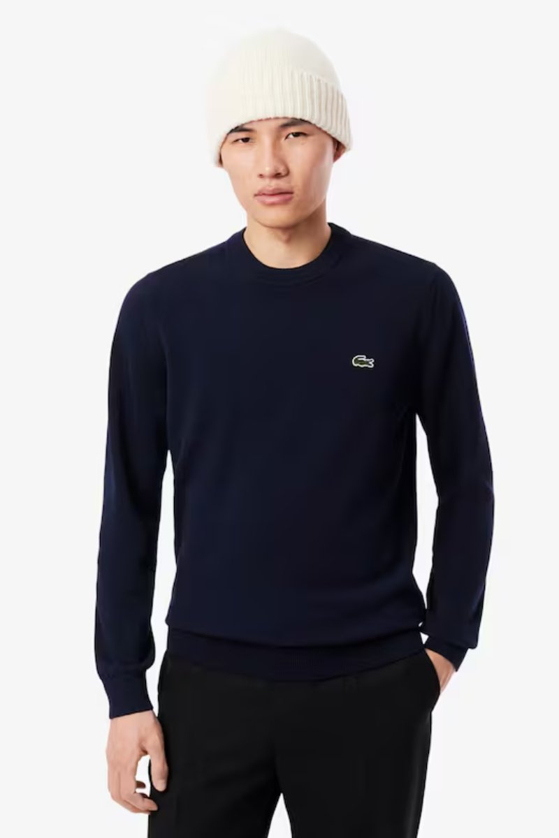 Lacoste 1985 Crew Knit Navy