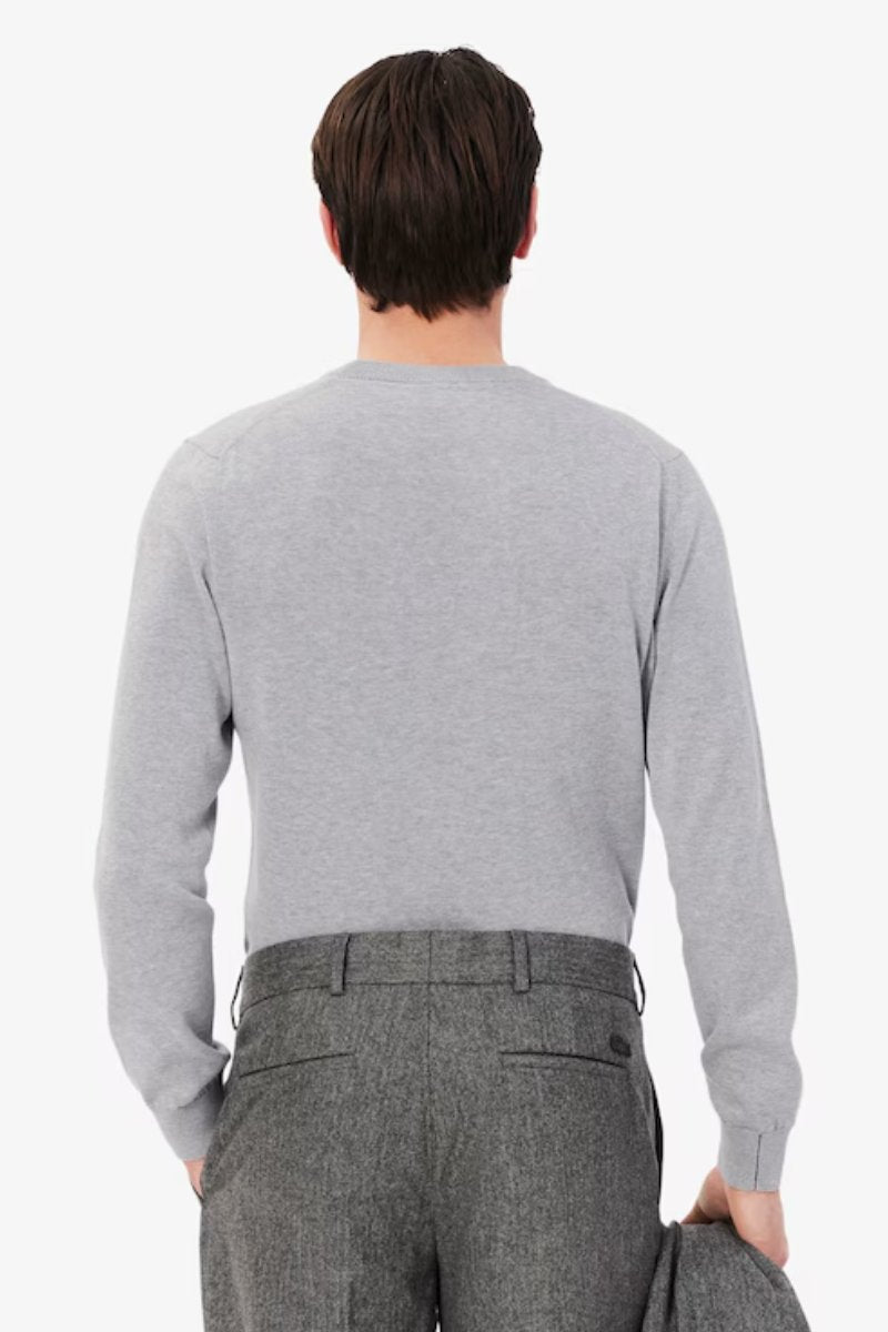 Lacoste 1985 Crew Knit Silver