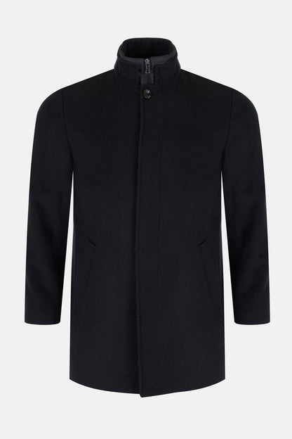 Benetti Lloyd Tailored Fit Wool Blend Coat Forest