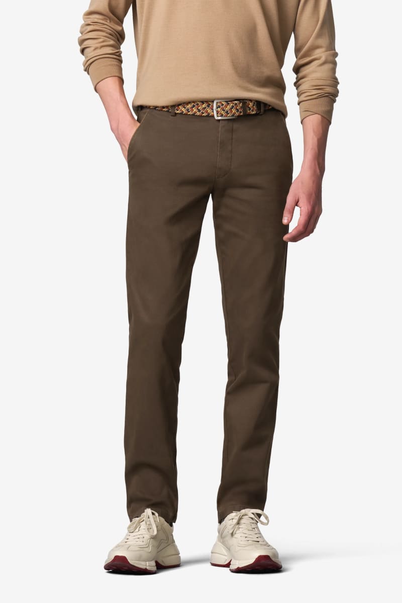 Meyer 2-5617 Oslo Fine Texture Trousers Brown