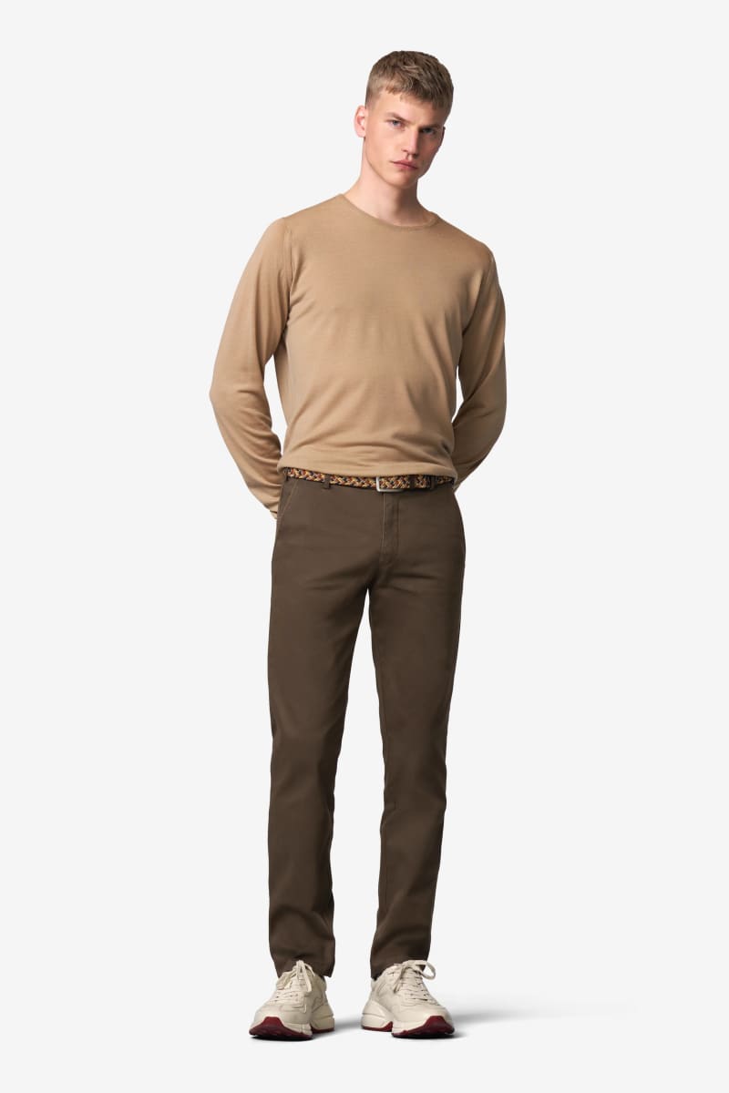 Meyer 2-5617 Oslo Fine Texture Trousers Brown