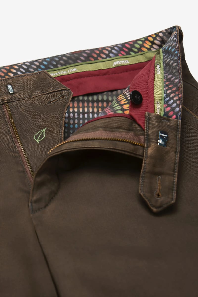 Meyer 2-5617 Oslo Fine Texture Trousers Brown