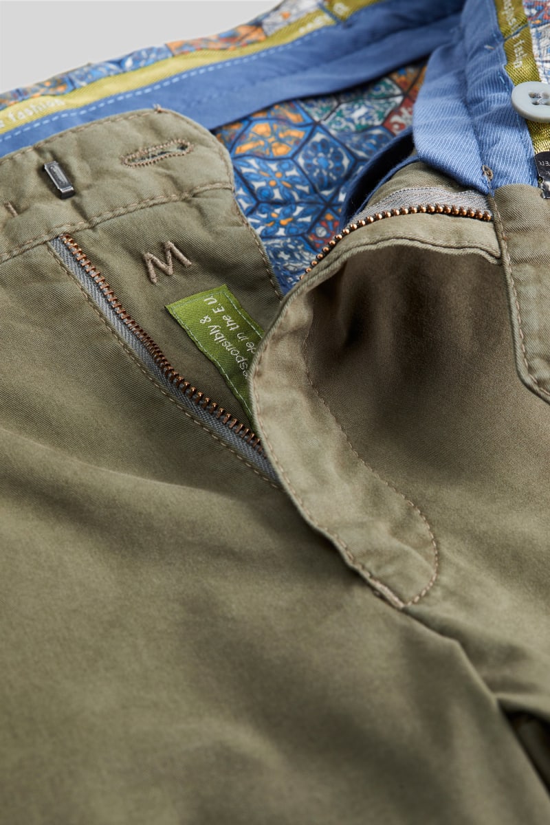 Meyer 9-3001 Oslo Cotton Chinos Olive