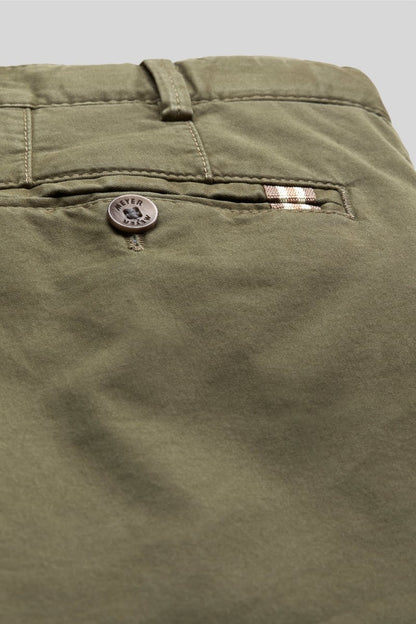 Meyer 9-3001 Oslo Cotton Chinos Olive