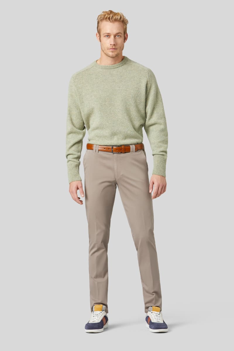 Meyer 9-3001 Oslo Cotton Chinos Taupe