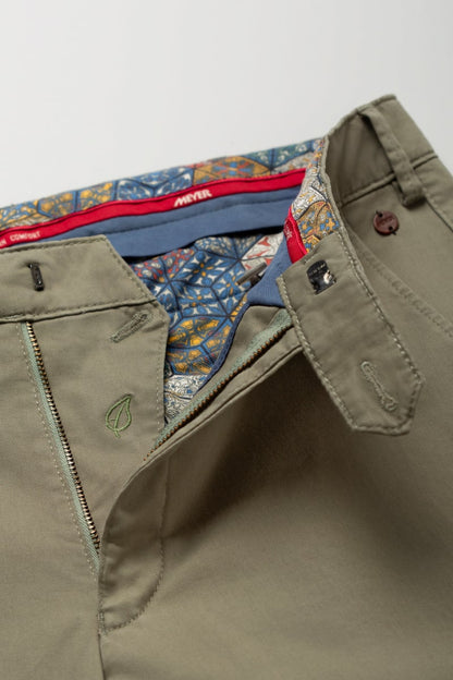 Meyer 9-3001 Roma Cotton Chinos Olive