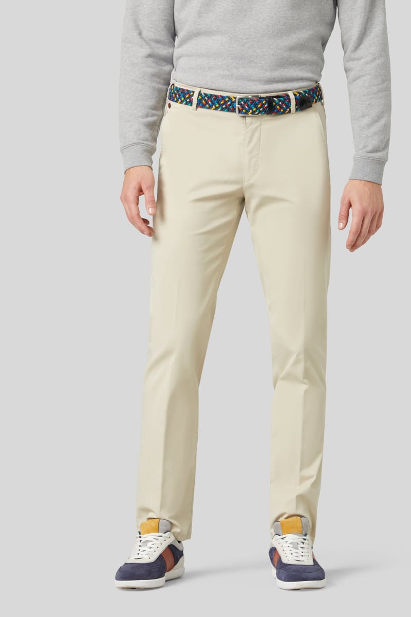 Meyer 9-3001 Roma Cotton Chinos Beige