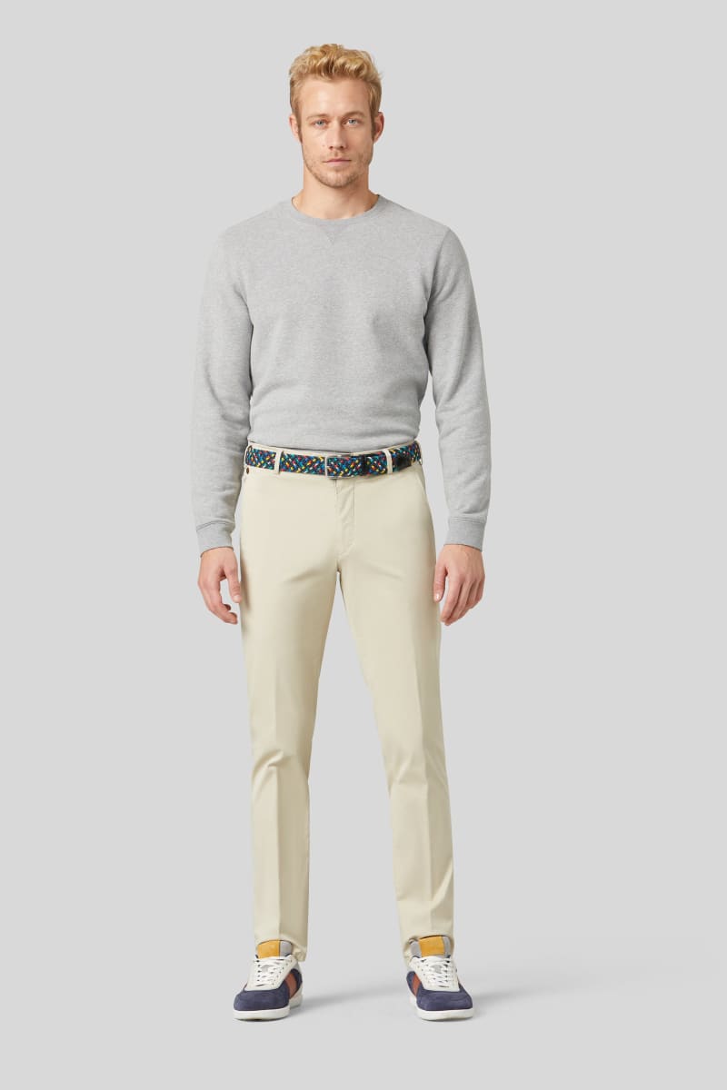 Meyer 9-3001 Roma Cotton Chinos Beige