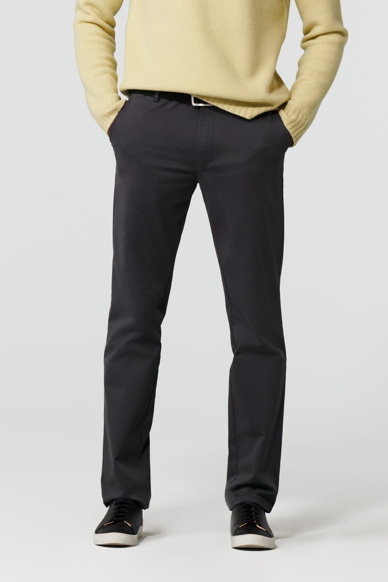 Meyer 9-316 Oslo Cotton Chinos Charcoal