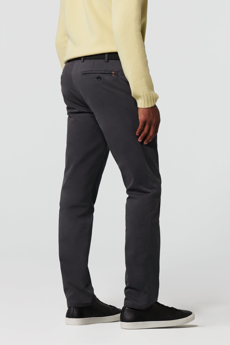 Meyer 9-316 Oslo Cotton Chinos Charcoal