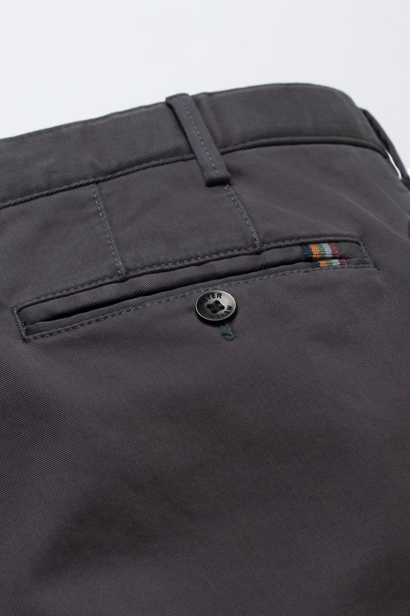 Meyer 9-316 Oslo Cotton Chinos Charcoal
