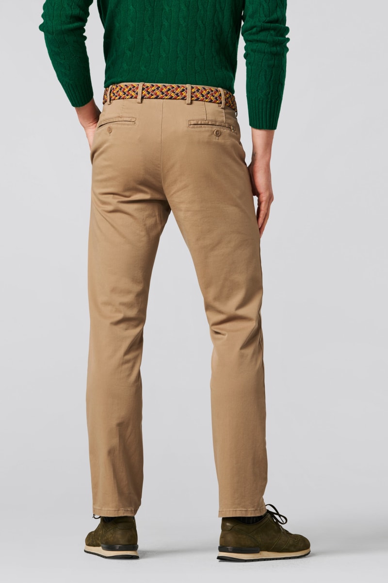 Meyer 9-316 Oslo Cotton Chinos Camel