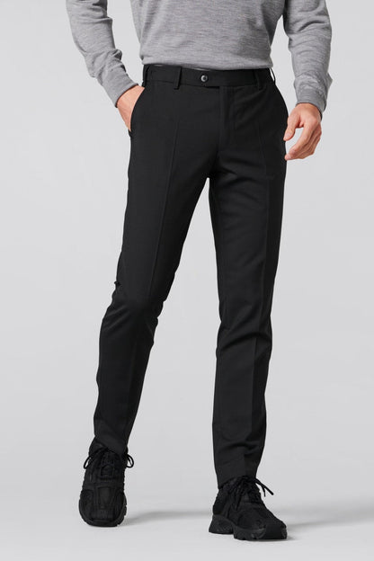Meyer 9-344 Oslo Tropical Wool Trousers Black