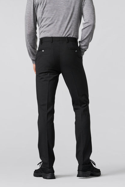 Meyer 9-344 Oslo Tropical Wool Trousers Black