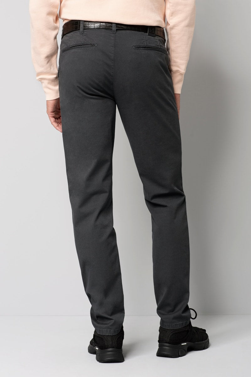Meyer 9-6001 Regular Fit Cotton Chinos Charcoal