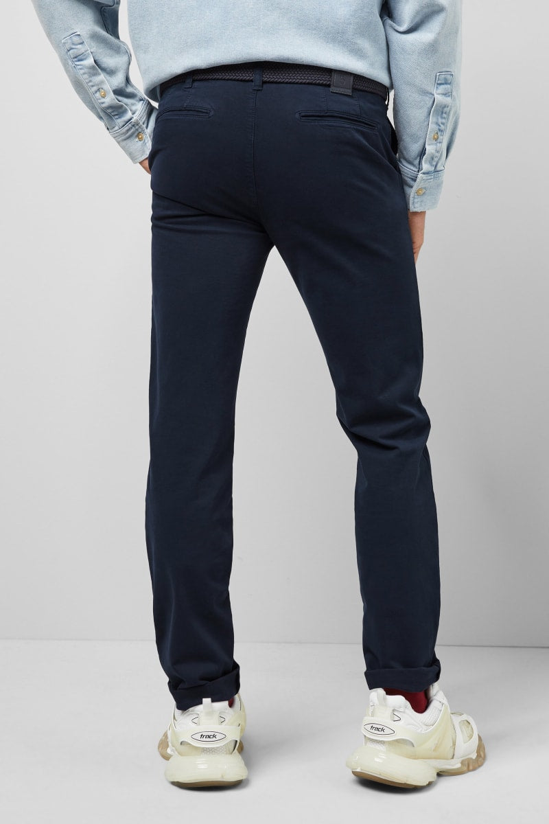 Meyer 9-6001 Regular Fit Cotton Chinos Navy