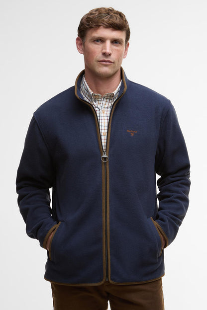 Barbour MFL0216 Regular Fit Harwood Fleece Jacket Navy