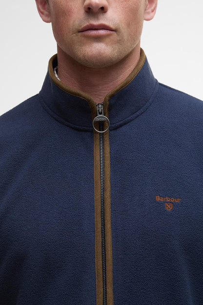 Barbour MFL0216 Regular Fit Harwood Fleece Jacket Navy